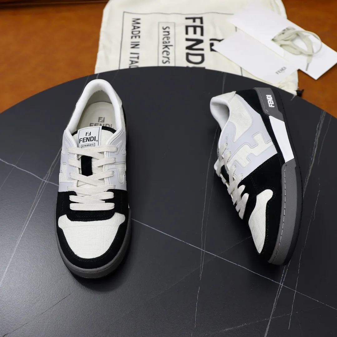 Ex-factory price: 580🔥Couple model (top original order) Brand: FENDI Size: 35-44 (customized for men 38 and 45) Grade: original order quality high version Material: imported original cowhide stitching➕ high-quality and comfortable lining original TPU lightweight non-slip outsole Style category: travel fashion casual shoes versatile trend